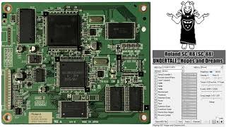 Roland SC-R8 (SC-88) UNDERTALE - Hopes and Dreams
