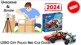 Unboxing and Review - LEGO City Police Bike Car Chase 60392 - 2024