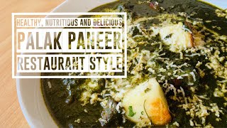 Palak paneer recipe | How to make palak paneer restaurant style