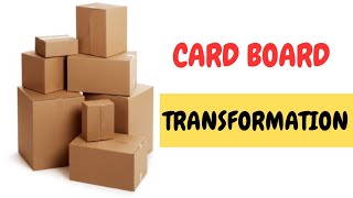 No one believes that it is made of Waste Card Board Box | Transformation of Card Board Box