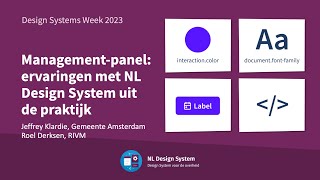 Management panel: NL Design System in de praktijk - Peter Berrevoets - Design Systems Week 2023