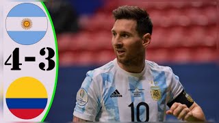 Argentina vs Colombia 4-3 - copa america 2021