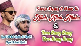 Sabka Khaliq o Malik Tu | Tere Rang Rang | Mix Hamd | Syed Abdul Qadir Al-Qadri | Syed Suhail Qadri