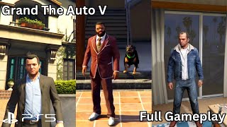 Grand Theft Auto 5 - Full Gameplay - First Full Playthrough (No Commentary)