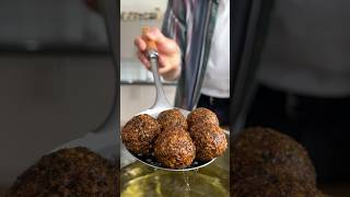 How to Make Crispy & Fluffy Falafel #shorts