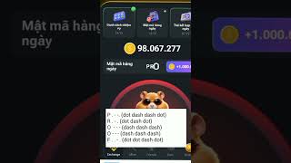 #shorts Today June 30 Hamster Kombat Daily  Free 1M Coins