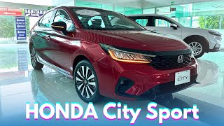 Honda City Sport CVT 2024, versión básica. Si, debería venderse más. Vistazo | 4K.