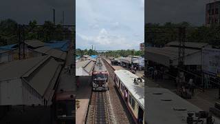 BEML and ONOL EMU Train Perfect Meer Rishra Station #shorts #viral