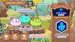 Axie Infinity Diary 2021/10/09 -  วันที่ห้าสิบสี่ หิวข้าวจัง