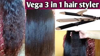 Affordable & Best 3 in 1 hair styler || Full review & Demo of Vega 3 in 1 hair styler