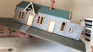 Newbottle Station - Dunster Re Paint - OO Gauge Railway - Part 1