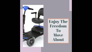 Segmart Blue Mobility Scooter #mobilityscooter #mobilityaids #elderlyassistance #elderlycare