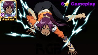 |Bleach Brave Souls| 6⭐ Frenzy Yoruichi (Heart/Purple) Gameplay