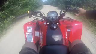 Suzuki KingQuad 400 FSi riding the Trails of New Hampshire