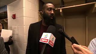 ESPNJames Harden credits Rockets' communication for win