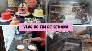 FIM DE SEMANA CORRIDO E PRODUTIVO | FIZ OS DOCES DO ANIVERSÁRIO DO MEU SOBRINHO | VLOG ♥️