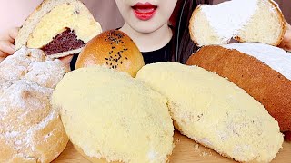 ASMR CREAMY DESSERTS☁️ CREAM READS, CREAM PUFFS MUKBANG 뚜레쥬르 고구마 크림빵, 슈크림빵 먹방 eating sounds