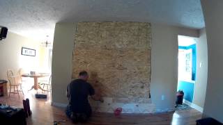 Mock fireplace removal