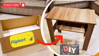 Unboxing & Assembling the Matterhorn DIY Office Table from Flipkart l 2290/-