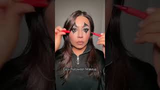 EASY HALLOWEEN MAKEUP HACK | #makeupshorts #halloweenmakeup #halloweenmakeuplook #easymakeup