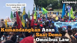 Viral!! Kumandangkan Azan Saat Demo || Aksi Demo Bikin Merinding