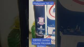 Microtek Jumbo Tubular 160AH Battery