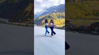 Shuffle in Lahaul 😍 #manali #himachal #lahaulvalley #dance #trending #shuffledance