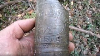 Antique Bottle Hunting in Spencer NC Day 1