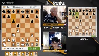 Garry Kasparov beats Alireza Firouzja in Fischer Random Chess (960)