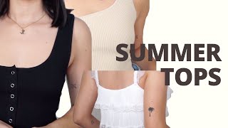 5 TOPS DE VERANO - SUMMER TOPS HAUL