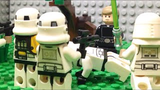 Luke vs The Dumbest Stormtroopers | A Lego Star Wars Stop Motion