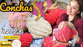 💖COMO HACER CONCHAS MEXICANAS SAN VALENTÍN