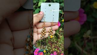 "Easy Earring Diy" #craft #jewellery #diy #handmade #new #youtubeshorts #ytshorts