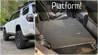 DIY 4Runner back seat platform! For any SUV, truck, or car!