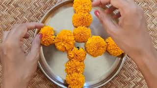 Navratri Aarti thali decoration / Aarti thali decoration ideas for Navratri / Simple Aarti thali