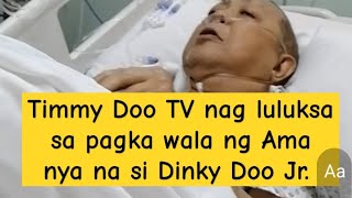 Timmy Doo TV nag luluksa sa pagkawala ng Ama na si Dinky Doo Jr.