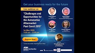 Panel discussion on Challenges and Opportunities for the Automotive Aftermarket Post Covid 19