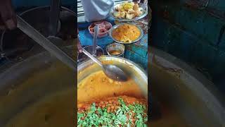 ₹20/- में ठेला पर का Samosa Chaat 😋 | Chole Samosa Chaat | Indian Street Food | Street Style Samosa