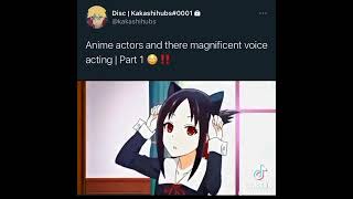 Anime actors and there magnificent voice acting #actor #voice #acting #light #deathnote