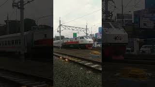 Lokomotif Sprinter Berdinas KA. SERAYU  #shorts #railway #transportasikeretaapi #lokomotif #kaserayu