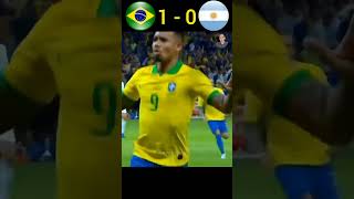 Brazil vs Argentina 2019 Copa América Semi Final highlights #shorts #youtube #football