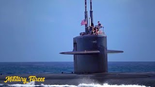 U.S. Submarine return to the based