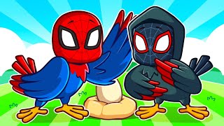 Miles & Spidey Become BIRDS In Roblox!