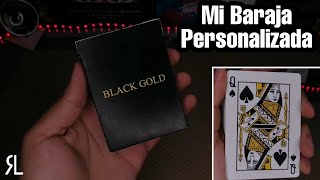 Como hacer tu Baraja Personalizada para Magia y Cardistry // Black Gold Playing Cards By Rodry Lujan