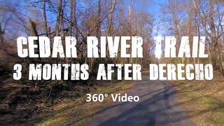 360° Video Post Derecho Cedar River Trail