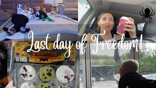 LAST DAY OF FREEDOM! | VLOGTOBER 21