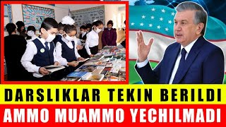 Mirziyoyev darsliklar ijarasini bekor qildi, ammo muammolar qoldi