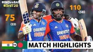 India vs Bangladesh 3rd T20 2024 Highlights | IND vs BAN 2024 | IND vs BAN 3rd T20 Highlights 2024