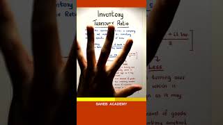 Inventory Turnover Ratio