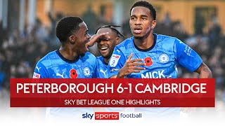 Peterborough run riot in derby demolition! | Peterborough 6-1 Cambridge | EFL Highlights